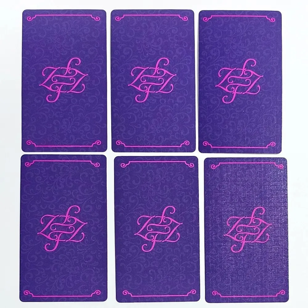 Double-embossed The Zerner-Farber Tarot Deck 10.5*6cm 78 Pcs Collage Art Tarot Cards Spiritual Divination Tool in Rigid Box