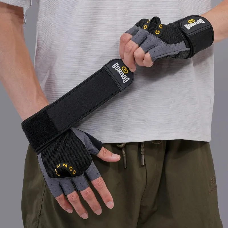 Fitness Gloves For Unisex Enhanced Grip Palm Protection Breathable For Weight Training Pull Ups Gym Training — image 2