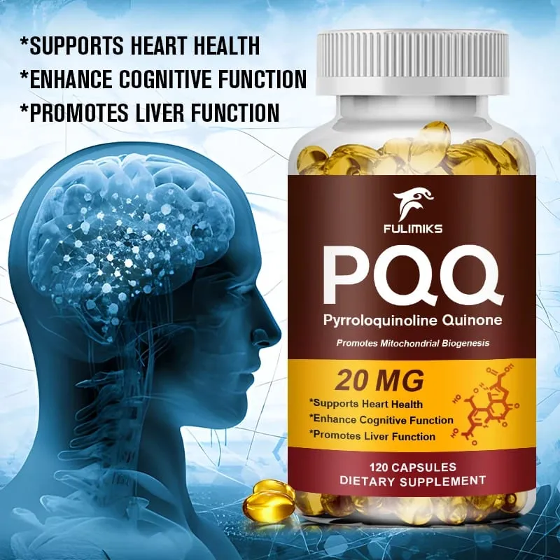 PQQ Capsules 20 mg with Bacopa Monnieri & ALA Supports Mitochondrial Function Stress Management Heart Health & Brain Energy — image 3