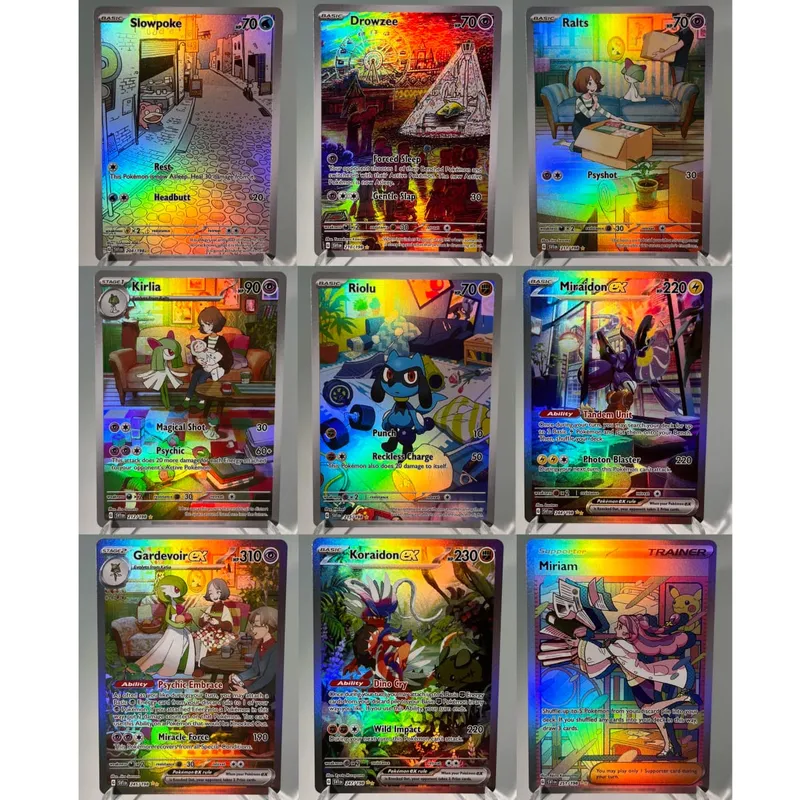Pokémon GO PKM Cards PTCG6-E GX Rainbow Mewtwo V Dragonite VSTAR Rare Collection Battle Toys Gifts for Hobbies — image 8