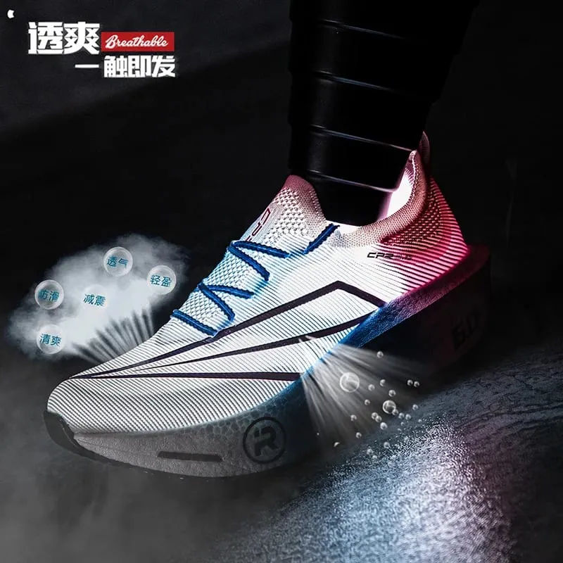 Running Shoes Carbon Board Speciality Marathon Men Sports Reticular Breathable Lightweight Women's Athletic Nonskid Sneakers — image 5