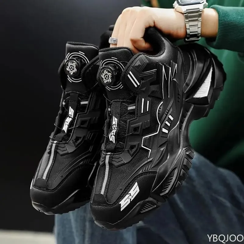 Spring new breathable running shoes fashionable versatile anti slip shoes casual comfortable height increasing men's sneakers
