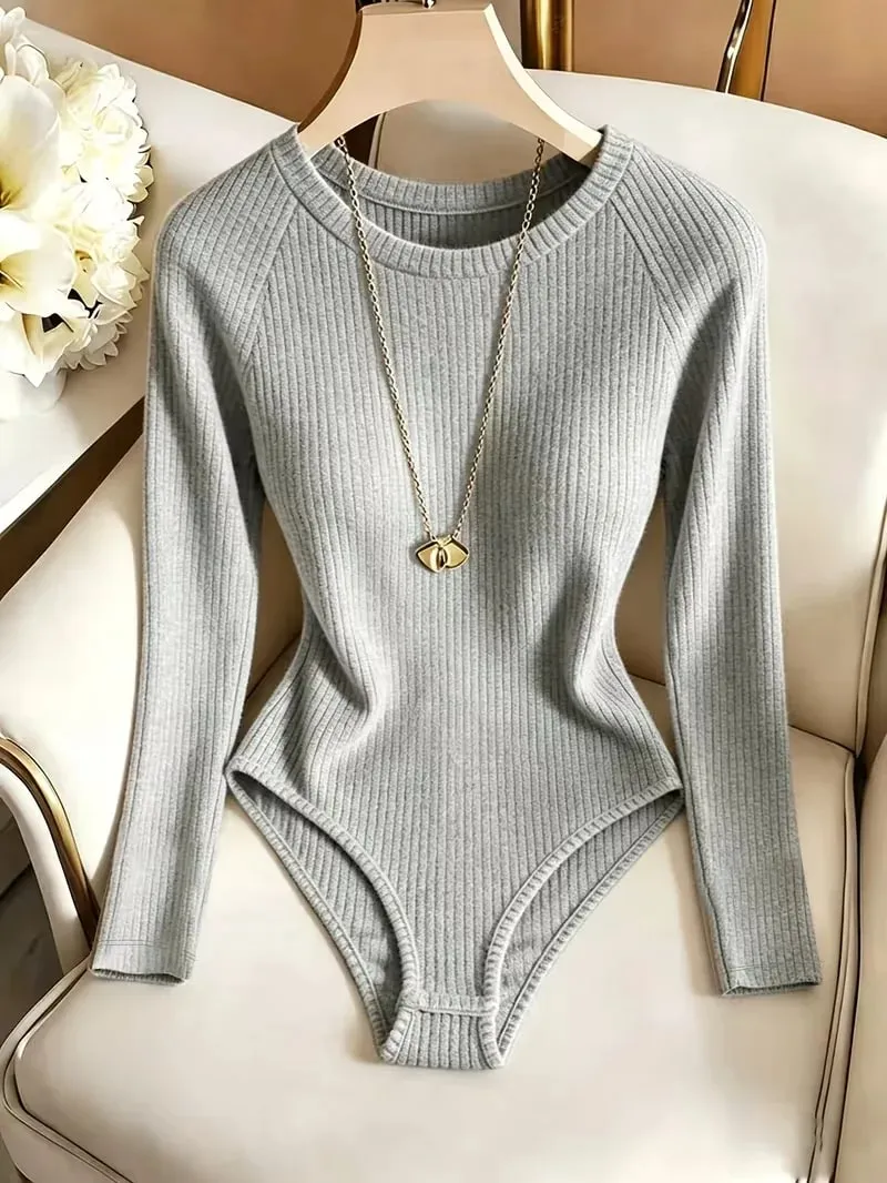 Y2K Bayan Kaburga Örgü Halter Bodysuits 3'lü Paket Criss Cross Ön Hollow Out Kontrast Bağlama Kolsuz Esnek Sıska Temel Katman