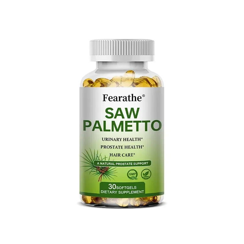 Saw Palmetto Prostate Health Supplement Promote Urinary Tract Function 500mg Per Serving - Vegan Non-GMO Capsules