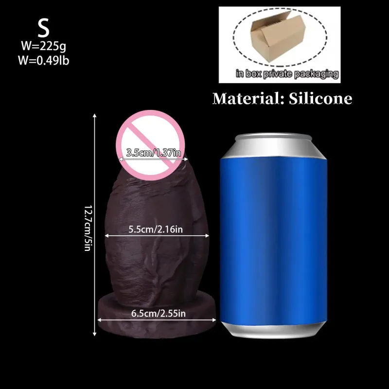 Nuevo realista, grande, enorme, grueso, consolador Anal, tapón Anal, gigante, grande, suave, de silicona, tapón Anal, expansor, entrenamiento, juguetes sexuales para adultos para mujeres — image 13