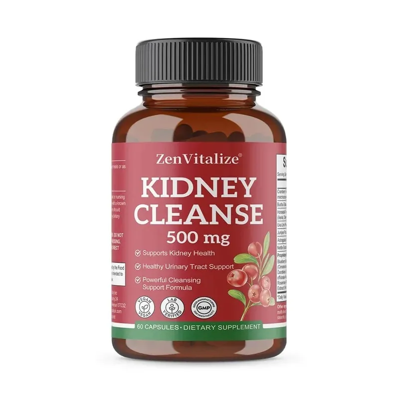 Kidney Cleanse Supplement with Cranberry Supports Urinary Tract Renal Health & Immune System Function — image 8