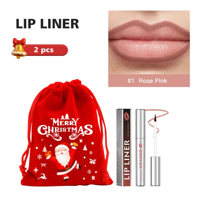 Lápis delineador labial descascável, mancha labial, tatuagem, longa duração, fosco, à prova d'água, transferência de manchas, cosmético labial, presente de natal — image 7