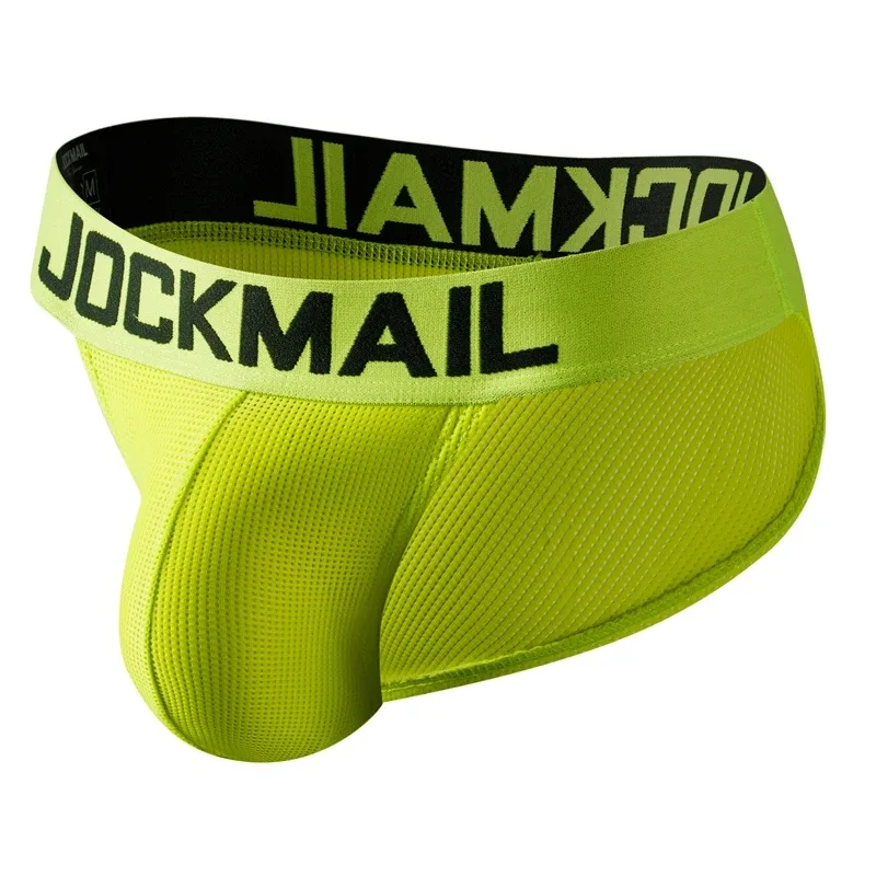 Jockmail Mans Underwear Gay Brief Nylon Mesh Sexy Low Waist Ropa Interior Hombre Letter Embroidery Sissy Panties Male Lingerie — image 67