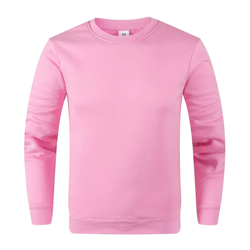 ผู้ชาย Basic Pullovers เสื้อลำลองสำหรับผู้ชายผู้หญิงสีทึบฤดูใบไม้ผลิฤดูใบไม้ร่วง Hoodie กีฬาเสื้อแขนยาว Techwear