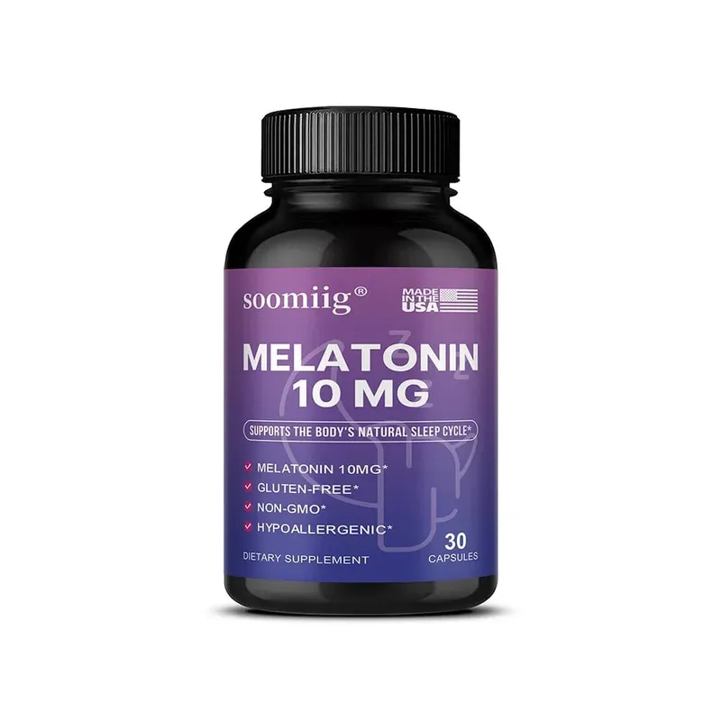 Melatonin 10mg Gummies & Capsules 30/60/120pcs - Fall Asleep Naturally Fight Insomnia Support Immunity & Improve Rest Quality — image 8