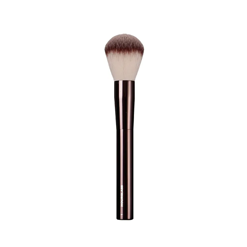 1 piece #1 Big Powder Makeup brushes Contour Make up brush exquisite Professional Cosmetic tool metal handle with box