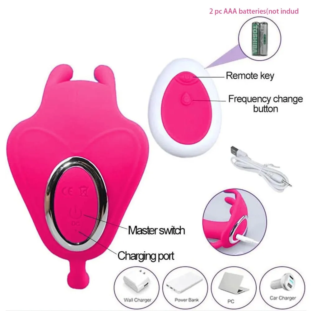 Remote Wearable Dildo Vibrator para sa Babae Clitoris Stimulator G-Spot Massager Babae Anal Butt Plug Vibrating Adult Sex Toys 18+