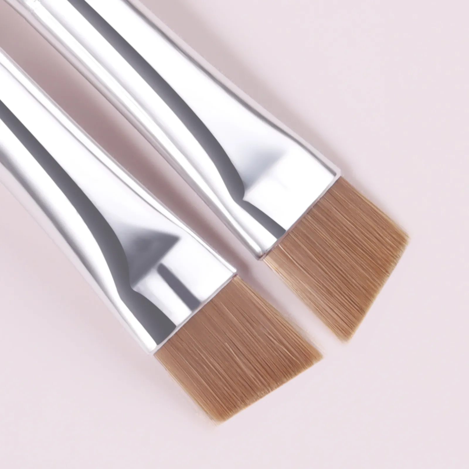 Dual Head Eyebrow Makeup Brushes 4Pcs Spoolie Lash Brush Angled Brow Fill Brush Professional Eye Cosmetic Tools