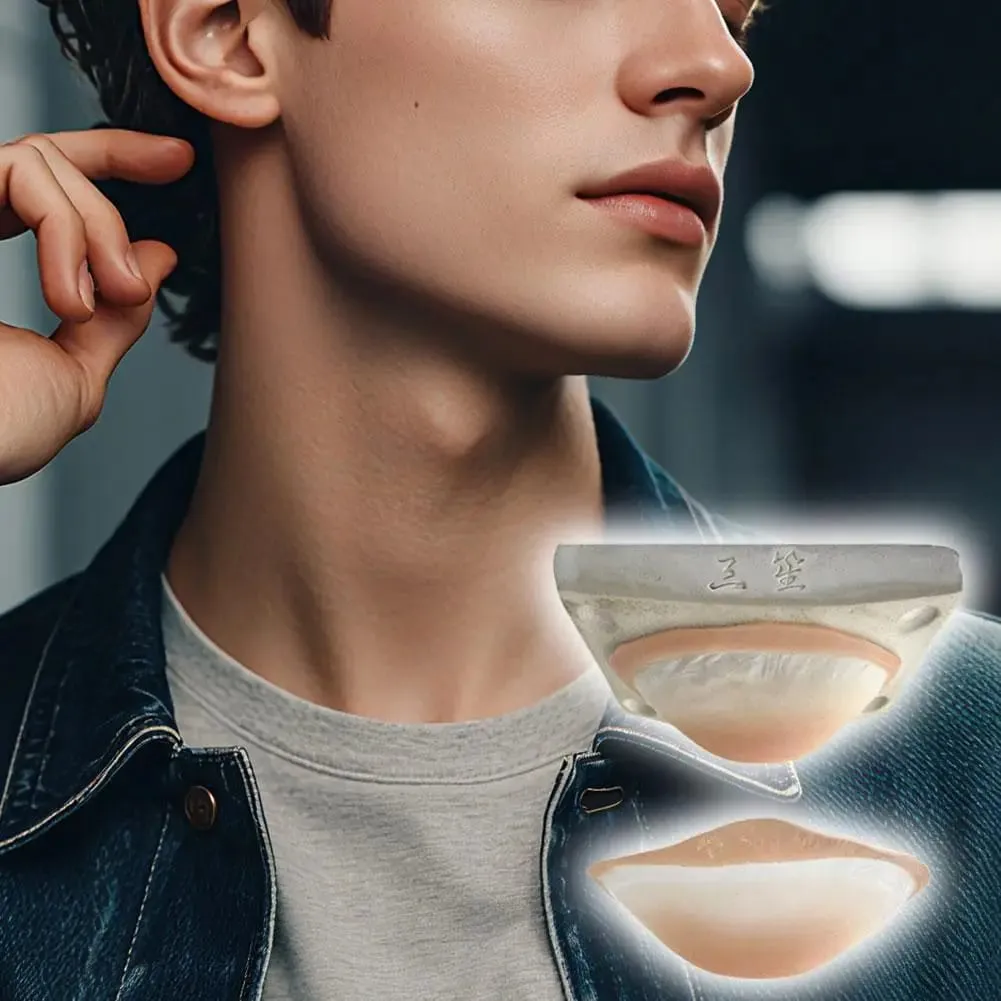 1Pc Realistic Silicone Fake Nose & Chin Prosthetic Reusable Skin-Friendly3D Fake Nose Special Effects Makeup Tools for Cosplay