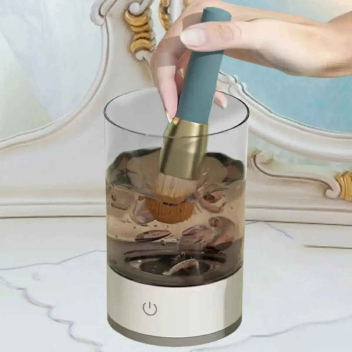 Powerful Electric Makeup Brush Cleaner Spinner Deep Cleaning Device for Eyeshadow Concealer Blush Brushes Makeup Tools
