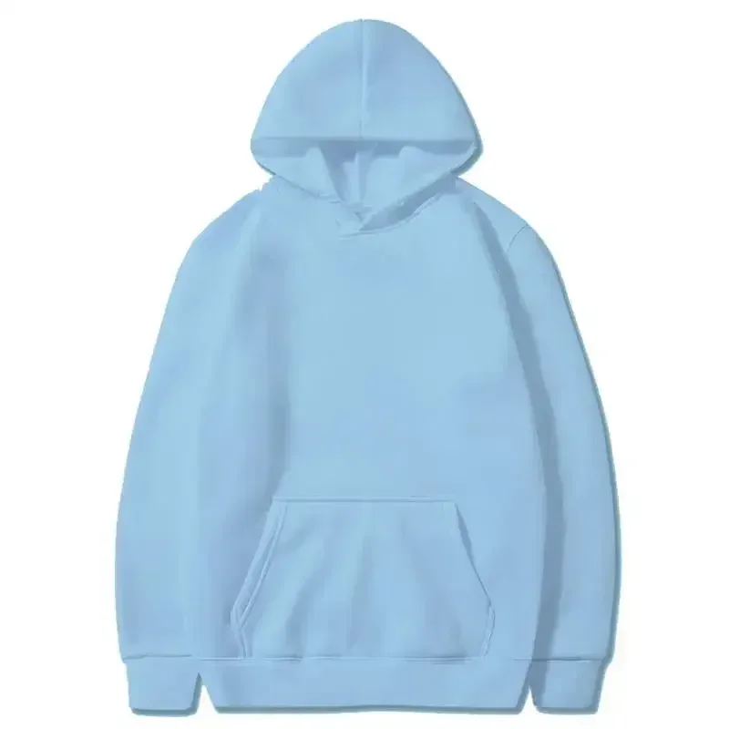 Men's Hoodies Women Pullover Spring Autumn Casual Hoodie Sweatshirts Solid Color Hoodies Oversize Black Sweatshirt For Male — image 15