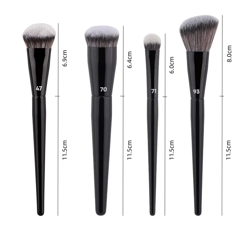 Professional Face Makeup Brushes Broom Foundation Concealer Brush Liquid Cream Blending Blusher Contour Cosmetic Make Up Tools