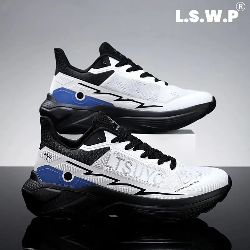 Zapatillas para correr para hombre Tecnología de amortiguación de alto rebote Calzado deportivo de otoño e invierno Zapatillas ligeras antideslizantes para correr, caminar y entrenar — image 2