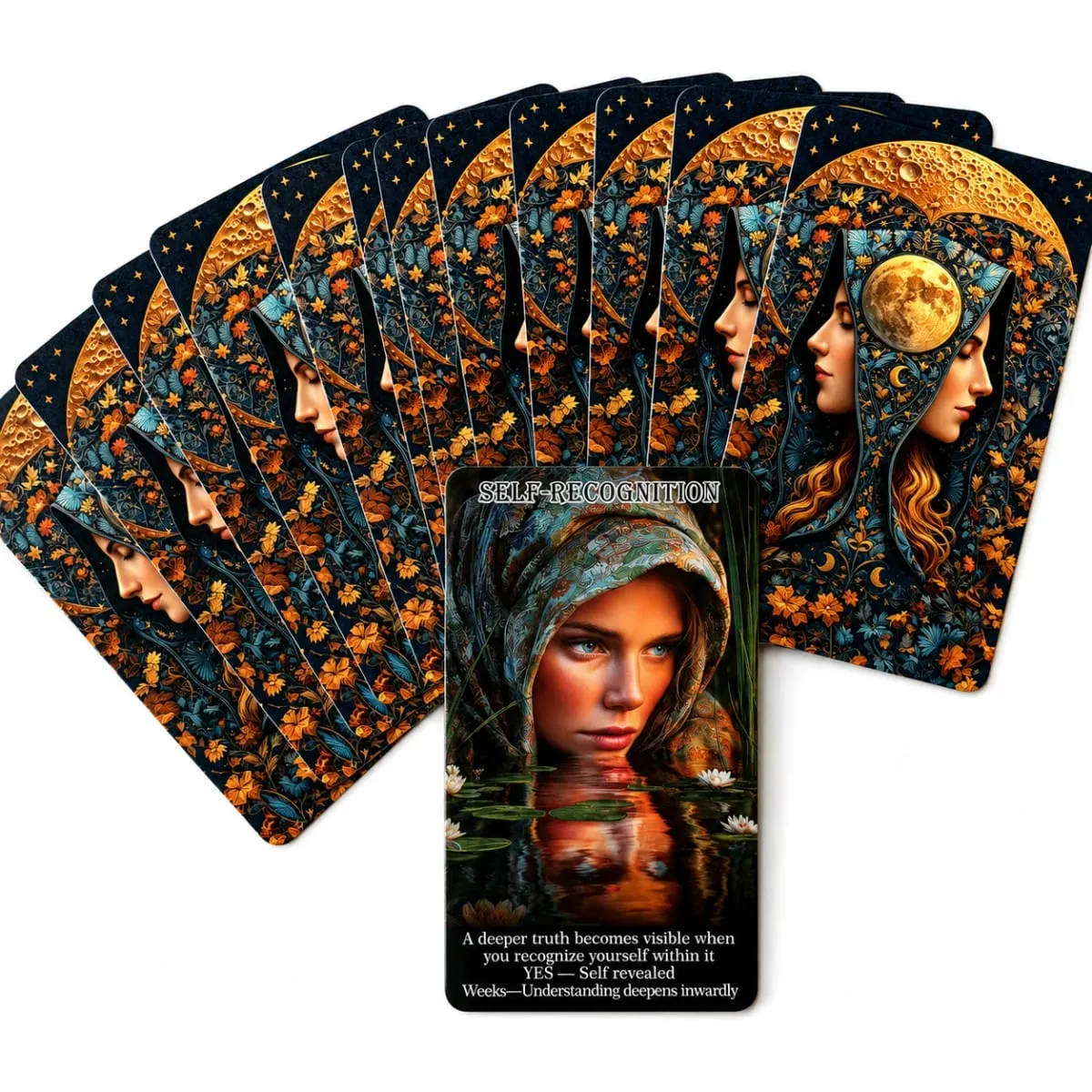 Time Truth Motive Oracle Cards | 78 Card Deck with Yes No Maybe and Timing Guidance for Hidden Truths Intentions Relationship