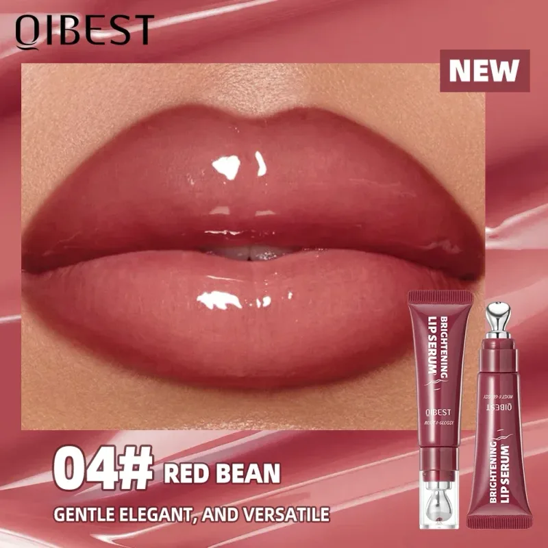 4 Farben Spiegelperle Fein schimmernder feuchtigkeitsspendender Pfeifen-Lipgloss Feuchtigkeitsspendender Kristallglanz-Lippenglasur-Schicht-Lippen-Make-up