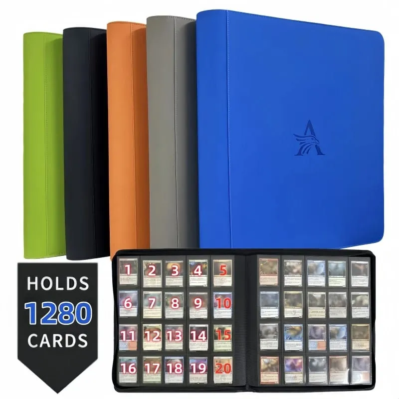 20 Pocket - Premium Trading Card Binder Holds 1280 Cards Ultimate Protection for TCG & Sports Cards. Collector's Dream 6 Colors — image 6