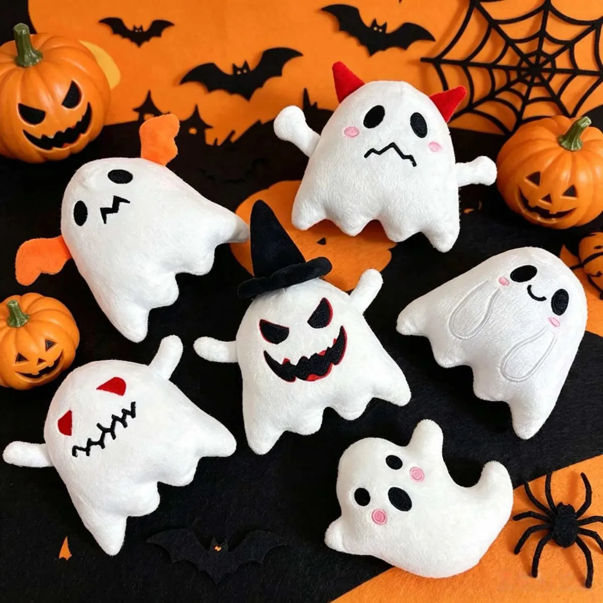 New Halloween ghost plush doll throw pillow living room sofa cushion throw pillow ornament decorative pillow wholesale — image 7
