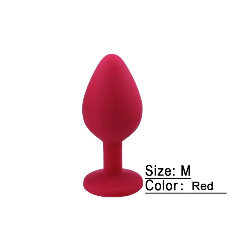 S/M/L Soft silikonový anální kolík Mini Erotický anální kolík Sexuální hračka pro začátečníky Muži Ženy Gay páry Stimulátor prostaty Anální sexuální hračka