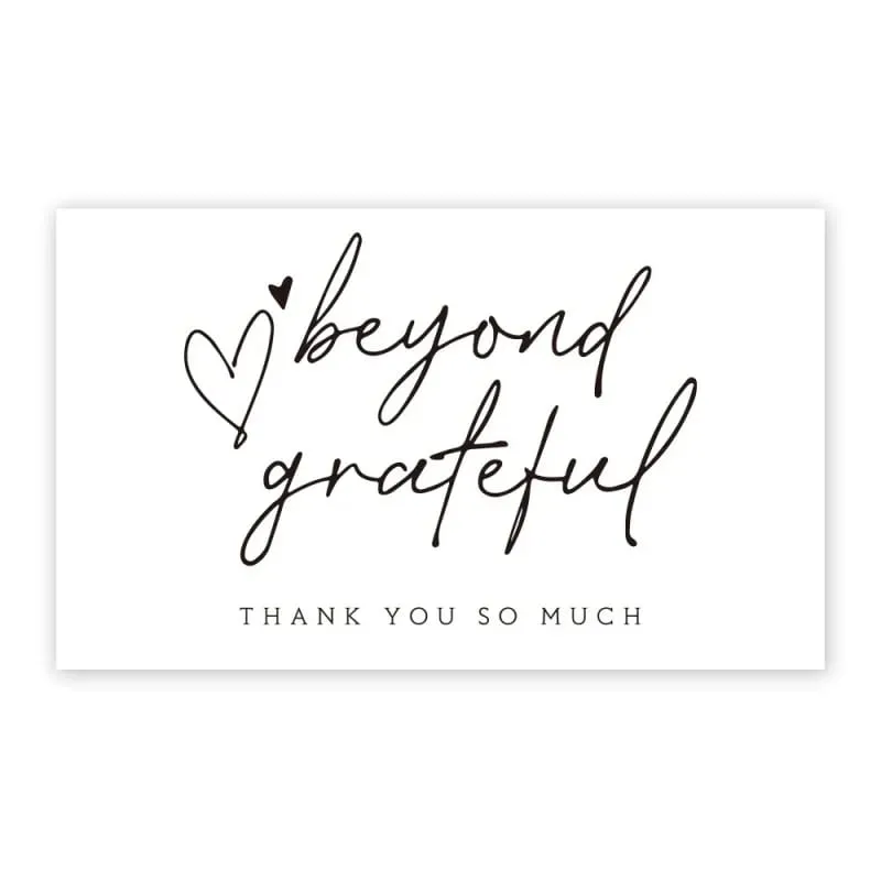 30pcs Copperplate Thank You Card Gift Packaging Thank You Card Greeting Card Decorative Greeting Cards — image 11