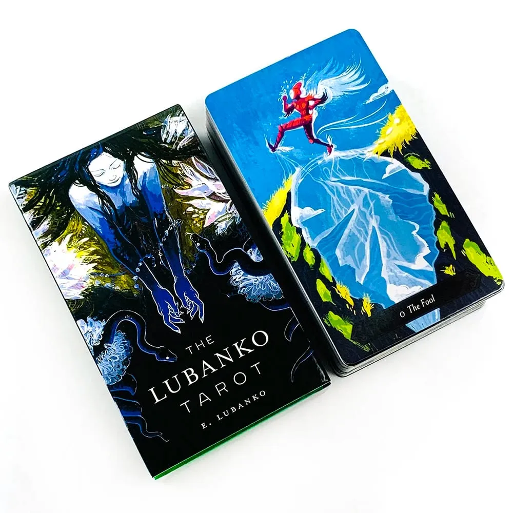 Das LUBANKO Tarot-Deck, mystisches Kunstwerk, langlebig und tragbar, Meditations- und Partyspiele, perfekt für spirituelle Führung und Sammler