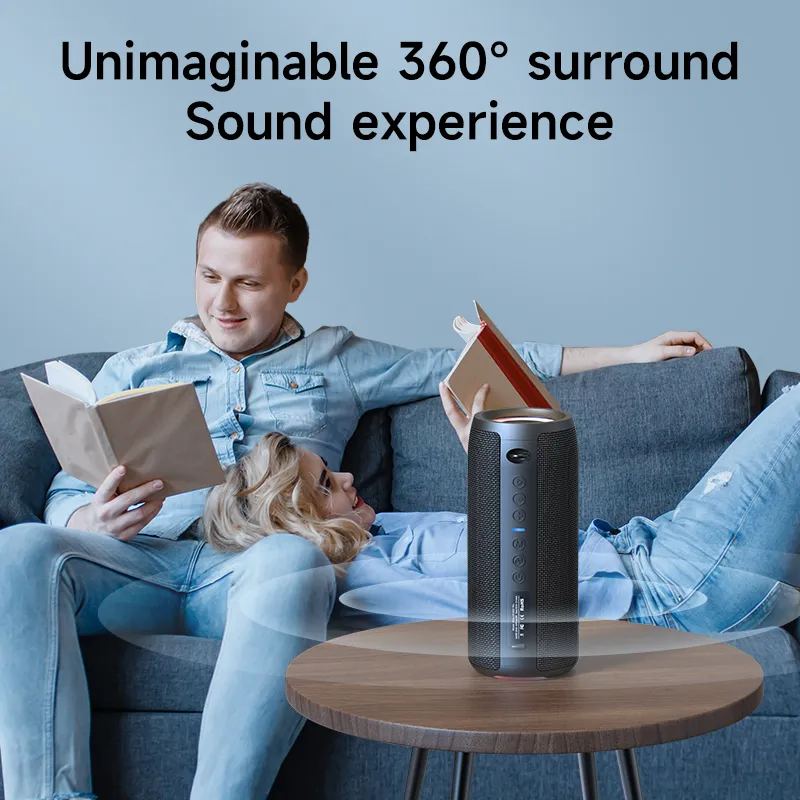 Zealot-S51Pro 40W 고출력 블루투스 스피커 3D 스테레오베이스 블루투스 스피커 휴대용 IPX5 방수 적합한 TWS 붐 박스