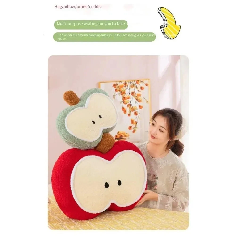 Creative Plush Fruit Doll Pillow Soft Stuffed Sleeping Cushion Office Seat Cushion For Living Room Sofa Bed