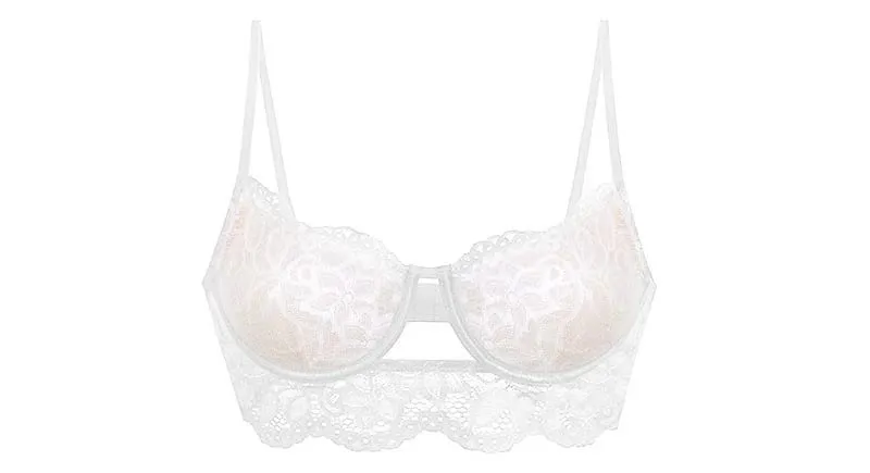 French Lace Bra Set with Soft Underwire Push Up for Small Bust Lightweight Comfort Anti Sagging Lingerie AU Sizes MOYISU-Sexy AB