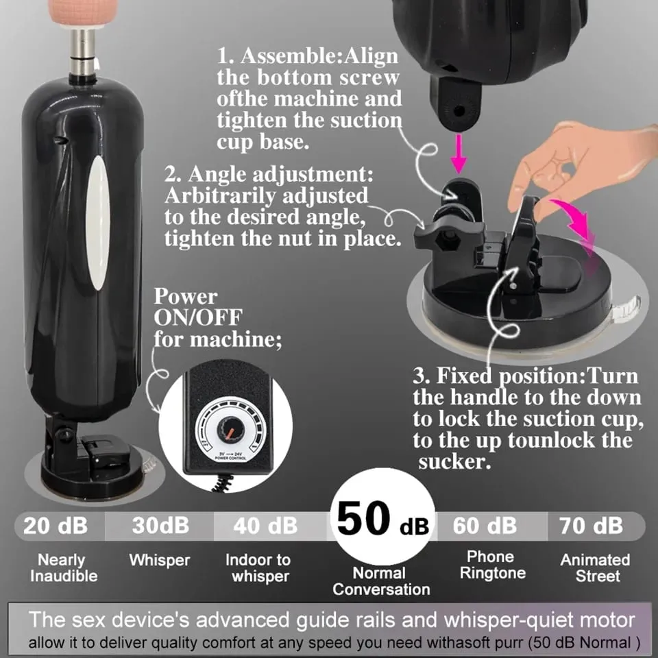 Automatic Telescopic Sex Machine Thrust Dildo Machine with Big Dildo for Men and Women Masturbation Sex Toys — image 4