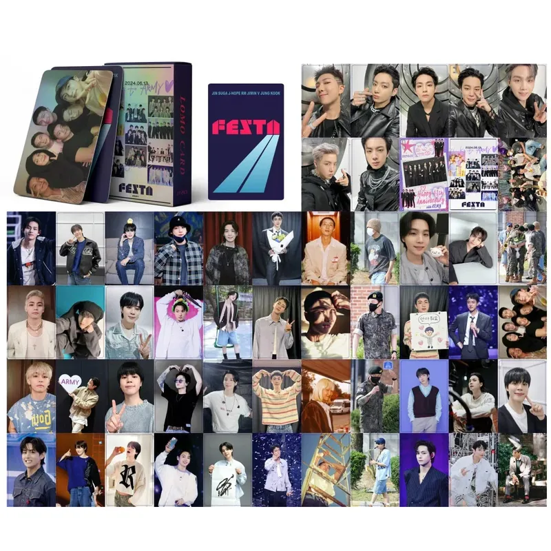 55PCS Single ALbum NORMAL Mini LOMO Card Photocards HD Fans Collection Cards Decorative Present Gifts