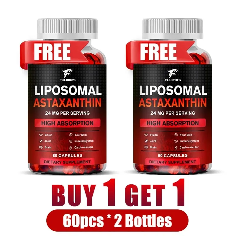 Buy 2 Get 2 Free! Premium Natural Astaxanthin 24mg Capsules - World's Strongest Antioxidant for Skin Eyes & Immune Support — image 10