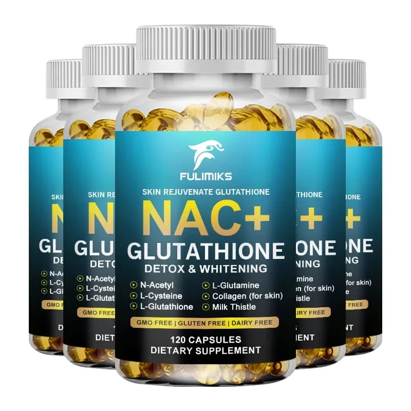 Glutathione & NAC Detox Formula Capsules Supports Antioxidant Protection Liver Function Skin Brightening & Immune Balance — image 12