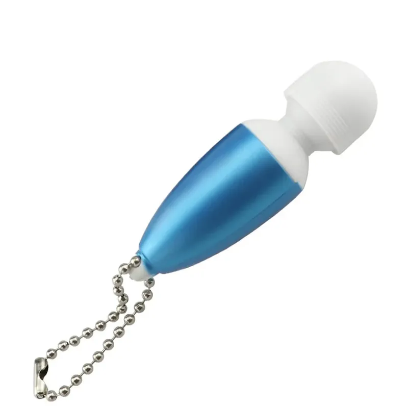 Mini Key Chain Women AV Vibrator Bullet Vibrating Wand G Spot Massager Masturbator Portable Anal Stimulator Sex Toys for Woman