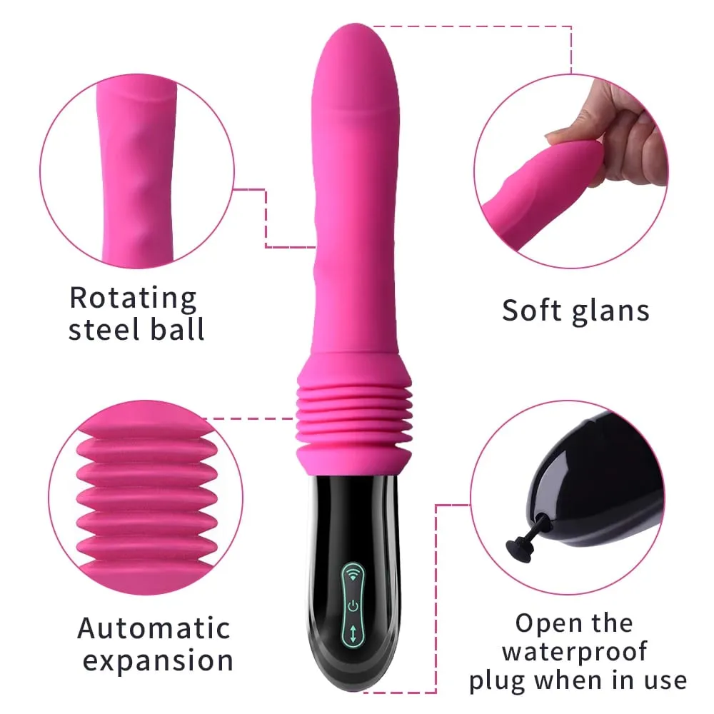 Remote Control Big Dildo Vibrators Telescopic Automatic Sex Machine Adult Sex Products with Suction Cup Erotic Sex Toy For Woman