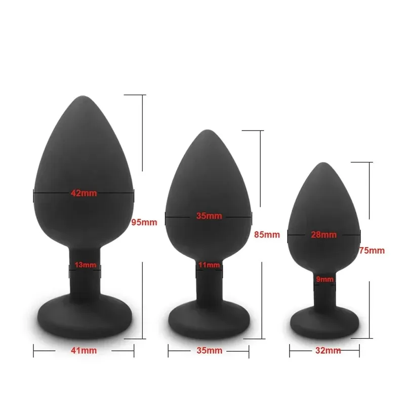 Anal Toy Soft Silicone Anal Plug Mini Bullet Vibrator Butt Plug Men Women Gay Couples Anal Prostate Stimulator Sex Toy for Adult — image 14