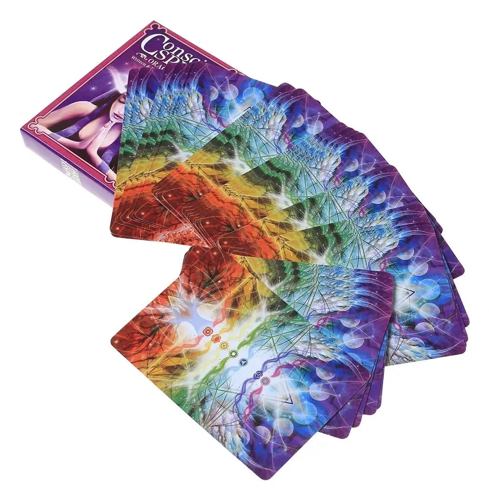 Conscious Spirits Oracle Card A 45 Cards Durable Fashionable Party Fun Playing Card Tarot Card Deck Board Games