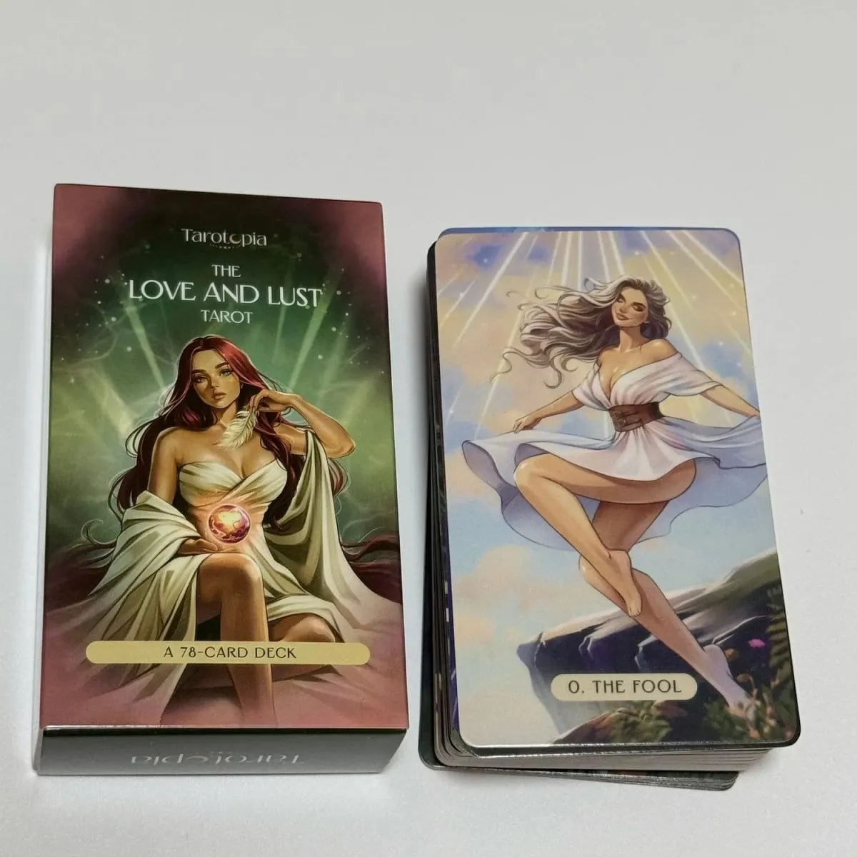 The Love and Lust Tarot English Version 78-Card Deck for Passion Intimacy & Soulful Love Readings 10.3*6cm