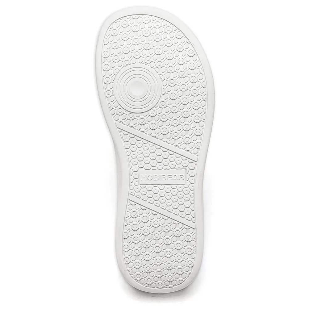 Homens Mulheres Sapatos De Biqueira Larga | Sapatilhas minimalistas de lona de couro artificial, leve, casual, com cadarço, sapato de caminhada — image 7