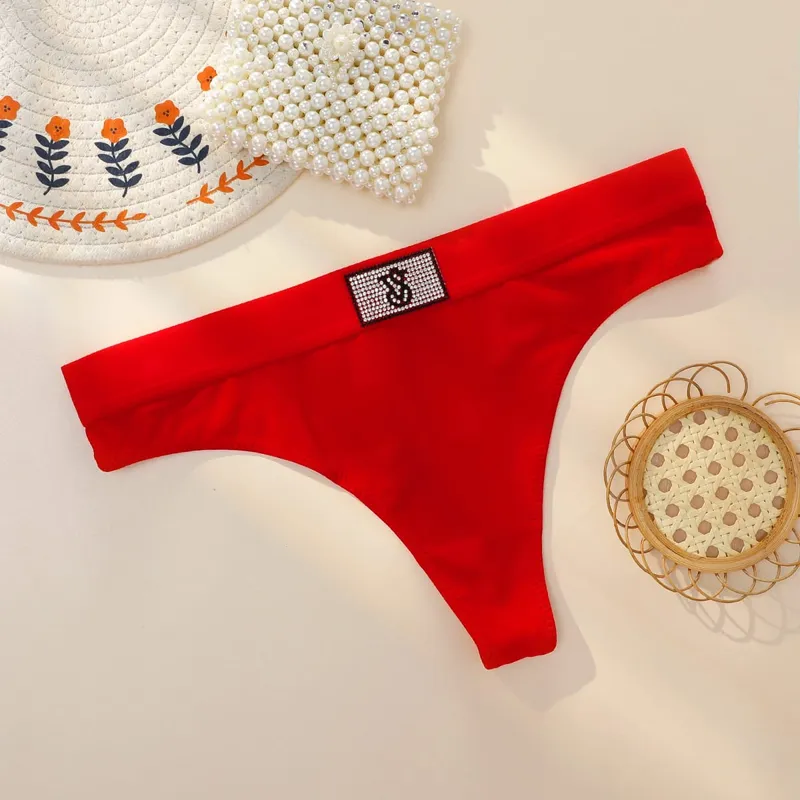 Victoria's Secret Comfortable Breathable Panty High Waist Underwear Sexy Lingerie Women Panties Seamless Lace Thongs — image 4
