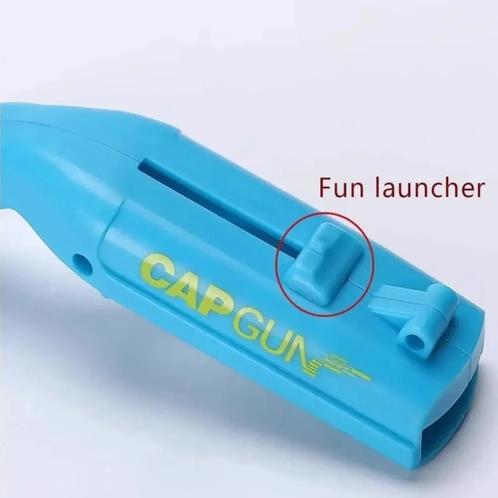 Portable Creative Cap Gun Flying Cap Launcher Beer Bottle Opener Novelty Fun Beverage Opener Tool Kitchen Party Gift Accessories