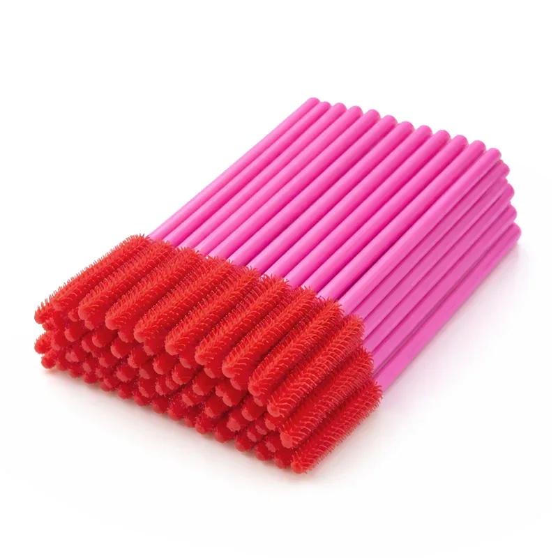 Silicone Eyelash Brush Mascara Wands Applicator Eyebrow Comb Rod Spoolies Eyelashes Brushes Lash Extension Supplies Makeup Tools