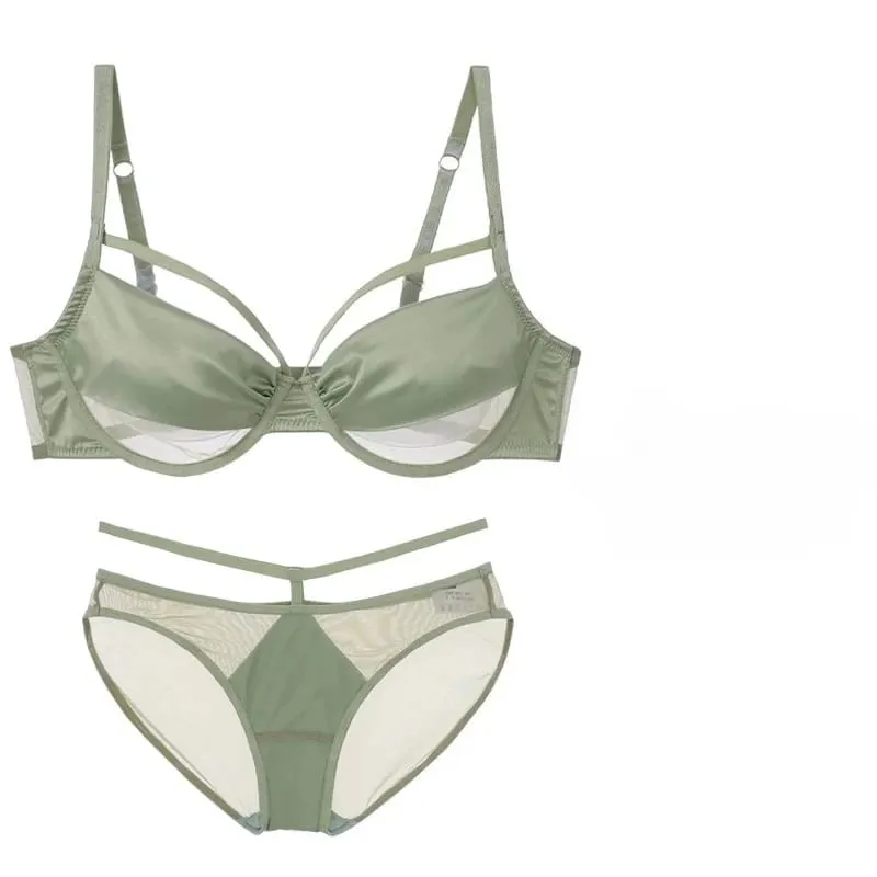 Set di biancheria intima dimagrante da donna nuova tazza sottile reggiseno push up con ferretto morbido effetto minimizzante raccoglie rigonfiamento laterale anti-cedimento morbido