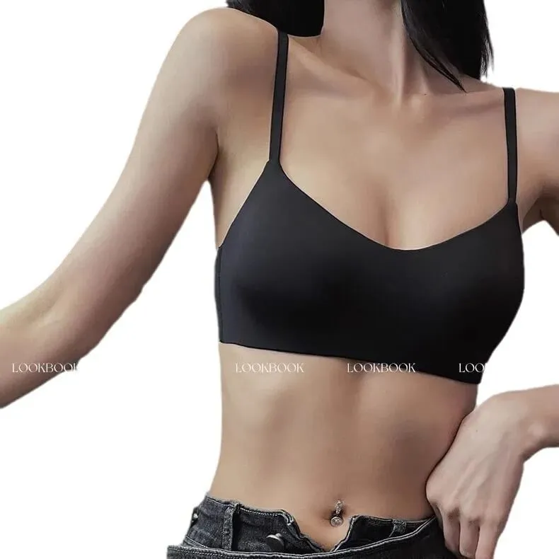 Seamless Bras For Women Small Chest 1/2 Cup Push Up Bra Non-Wire Bra Women Support Underwear Sexy Lingerie Female Intimates