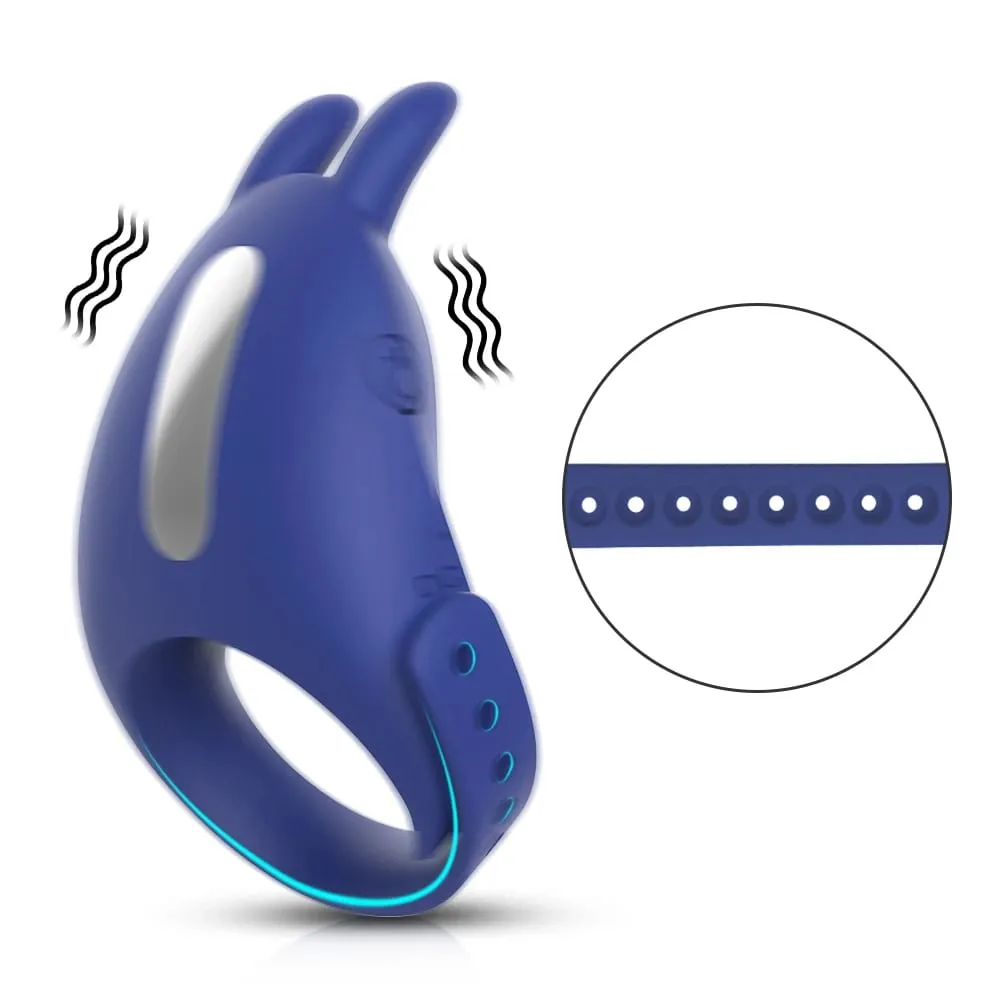Adult Sex Toys Blue Semen Cock Ring Penis Ring Ejaculation Delayed Vibrating Cock Ring Sex Toys For Men Couple Adult Supplies — image 4