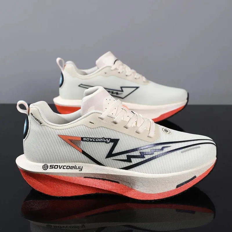 Running Shoes Men Carbon Board Sports Marathon Breathable Lightweight Women's Comfy Athletic Antiskid Sneakers Casual 2026 New