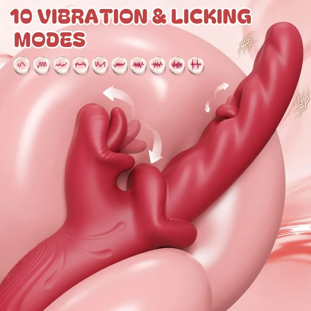 New Style Tongue Licking Vibrator for Women Clitoris Stimulator Dildo Vibrator Powerful Vagina Vibrator Vibration Sexy Adult — image 6
